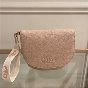 Chloe Pink Wristlet Clutch